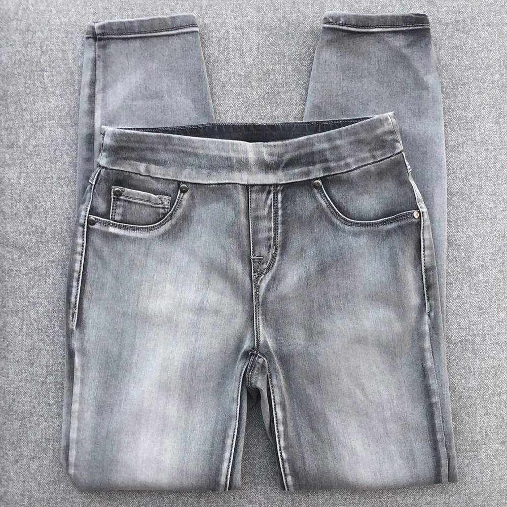NWOT! - TRIBAL.JEANS Gray Wash Skinny Jeans w/Stretch - Picture 3 of 5